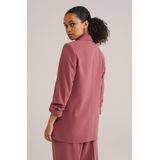 WE Fashion - Dames Blazer - Roze - Regular Fit