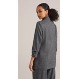 WE Fashion - Regular Blazer - Grijs Melange