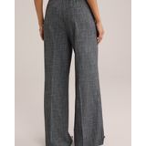 WE Fashion - Regular Waist Broek - Grijs - Loose Fit