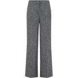 WE Fashion - Regular Waist Broek - Grijs - Loose Fit