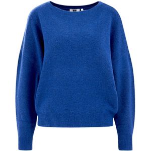 WE Fashion - Oversized Trui - Kobaltblauw