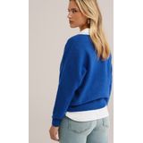WE Fashion - Oversized Trui - Kobaltblauw