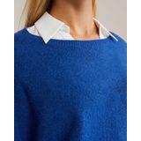 WE Fashion - Oversized Trui - Kobaltblauw