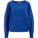 WE Fashion - Oversized Trui - Kobaltblauw