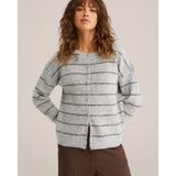 WE Fashion - Gebreid Vest - Grijs