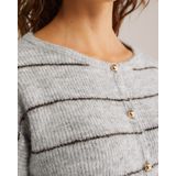 WE Fashion - Gebreid Vest - Grijs