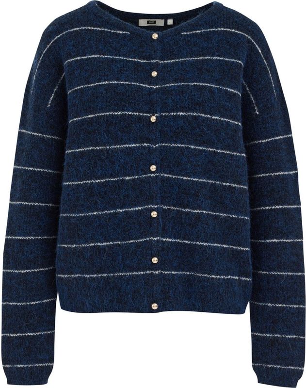 WE Fashion - Gebreid Vest - Blauw