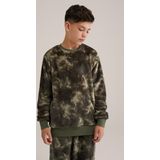 WE Fashion - Fleece Pyjama - Donkergroen
