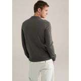 Fundamentals - Heren Regular Fit - Fijngebreide Polo - Legergroen - Katoen