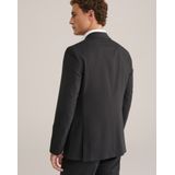 WE Fashion - Slim Fit Colbert - Donkergroen - Met Print