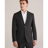 WE Fashion - Slim Fit Colbert - Donkergroen - Met Print