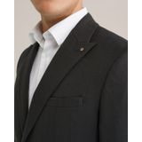 WE Fashion - Slim Fit Colbert - Donkergroen - Met Print