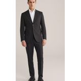 WE Fashion - Slim Fit Colbert - Donkergroen - Met Print