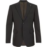 WE Fashion - Slim Fit Colbert - Donkergroen - Met Print