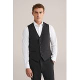 WE Fashion - Gilet - Donkergroen