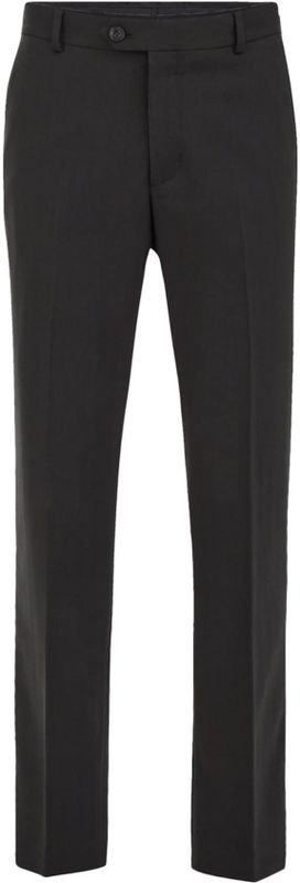 WE Fashion - Slim Fit Pantalon - Donkergroen - Met Herringbone Print