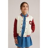 WE Fashion - Sweat Bomber - Meisjes - Oversized - Colourblock Design