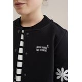 WE Fashion - Bomberjack - Meisjes - Regular Fit - Met Bloemenborduursels