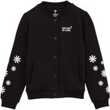 WE Fashion - Bomberjack - Meisjes - Regular Fit - Met Bloemenborduursels