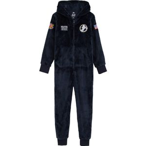 WE Fashion - Jongens Onesie - Regular Fit - Met Capuchon - Lange Mouwen