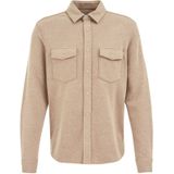 WE Fashion - Blouse - Ombregrijs - Klassieke Blouse - Lange Mouw