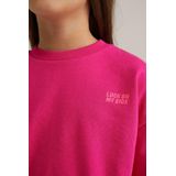 WE Fashion - Oversized Sweater - Meisjes - Met Opdruk