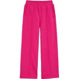 WE Fashion - Meisjes Straight Fit Joggingbroek - Felroze