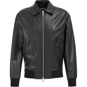 WE Fashion - Imitatieleren Jas - Zwart - Heren