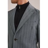 WE Fashion - Wollen Colbert - Grijs - Slim Fit