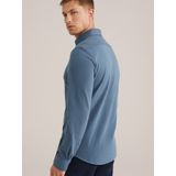 Fundamentals - Slim Fit Overhemd - Grijsblauw - Katoen