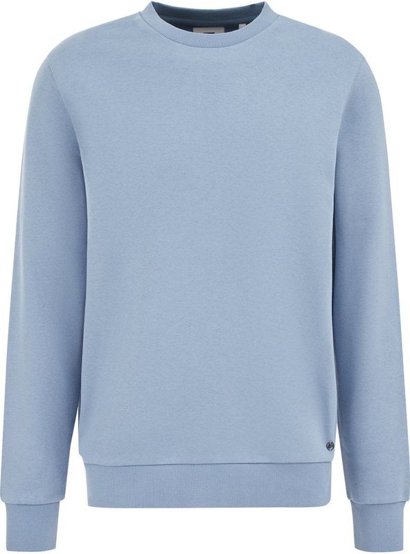 WE Fashion - Regular fit Sweater - Lichtblauw - Katoen
