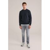 WE Fashion - Sweater - Regular Fit - Katoenmix - Ronde Hals - Lange Mouwen