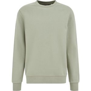 WE Fashion - Regular Fit Sweater - Lichtgroen - Katoen