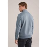 WE Fashion - Heren Sweater - Katoenmix - Regular Fit - Met Rits