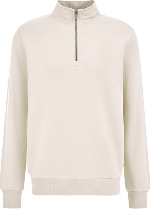 WE Fashion - Sweater - Regular Fit - Katoenmix - Met Rits