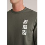 WE Fashion - Sweater - Donkergroen