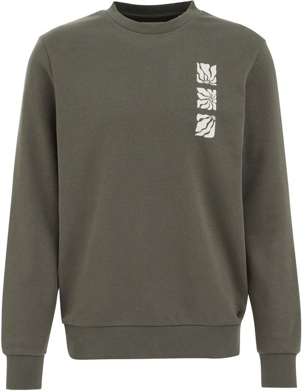 WE Fashion - Sweater - Donkergroen