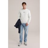 WE Fashion - Sweatshirt - Lichtbeige - Zwart