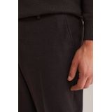 WE Fashion - Wollen Loose Pantalon - Bruin