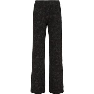 WE Fashion - Straight High Waist Broek - Zwart