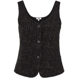 WE Fashion - Gilet - Zwart