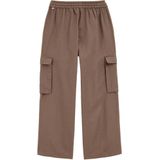 WE Fashion - Broek - Chocoladebruin - Wide Leg - Lang/maxi