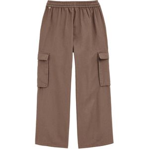 WE Fashion - Broek - Chocoladebruin - Wide Leg - Lang/maxi