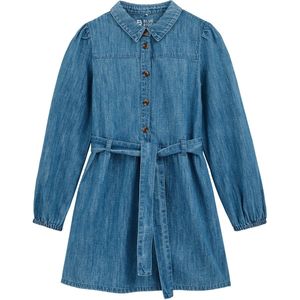 WE Fashion - Jurk - Jersey - 100% Katoen - Lange Mouwen - Knoopsluiting