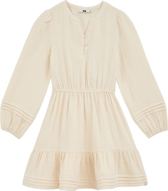 WE Fashion - Jerseyjurk - Katoen - Regular Fit - Lange Mouwen - Mao-kraag