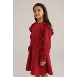 WE Fashion - Meisjes Jurk - Jerseyjurken - Met Ruches