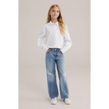 WE Fashion - Blouse - Meisjes - Lange Mouwen - Overhemdkraag - Knoopsluiting