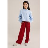 WE Fashion - Blouse - Meisjes - Lange Mouwen - Overhemdkraag - Knoopsluiting