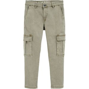 WE Fashion - Jeans - Kaki - Tapered Fit - Cargozakken