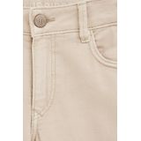 WE Fashion - Jeans - Beige - Wide Leg - Gevoerde Zoom/Rand